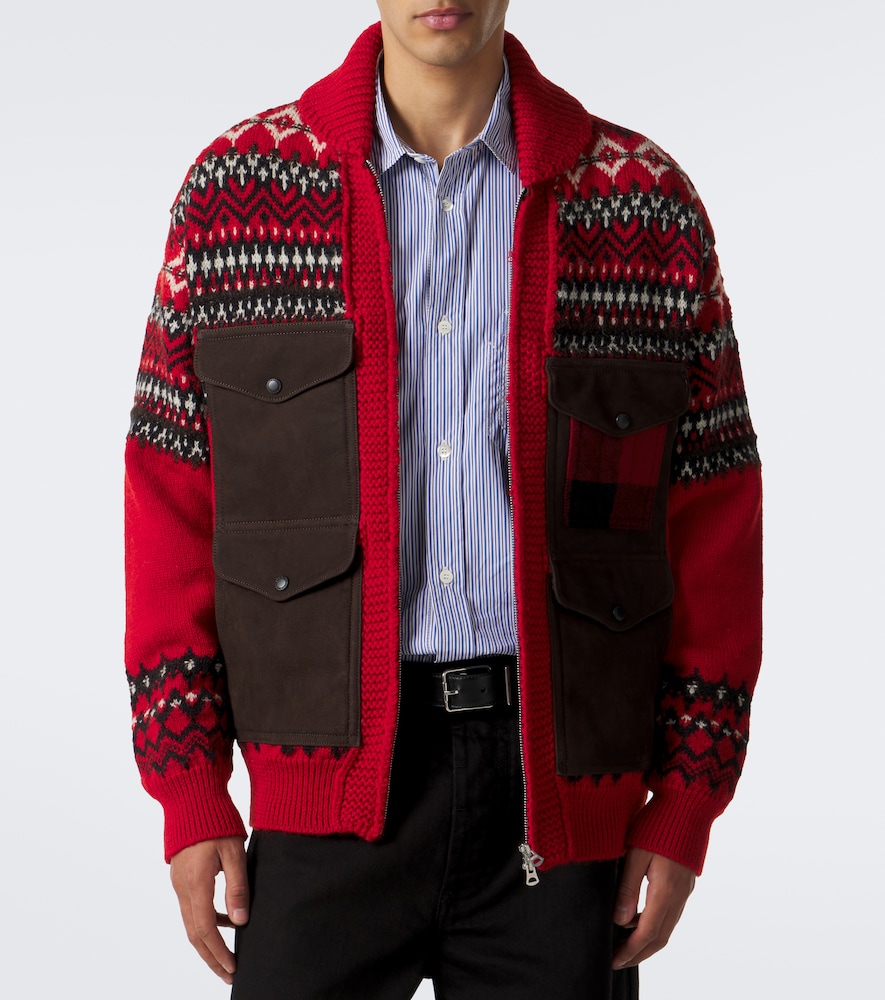 Wool Zip-Up Cardigan