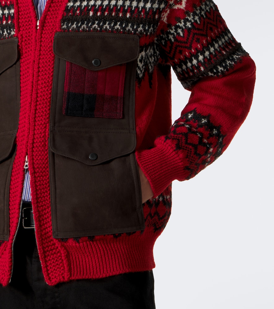 Wool Zip-Up Cardigan