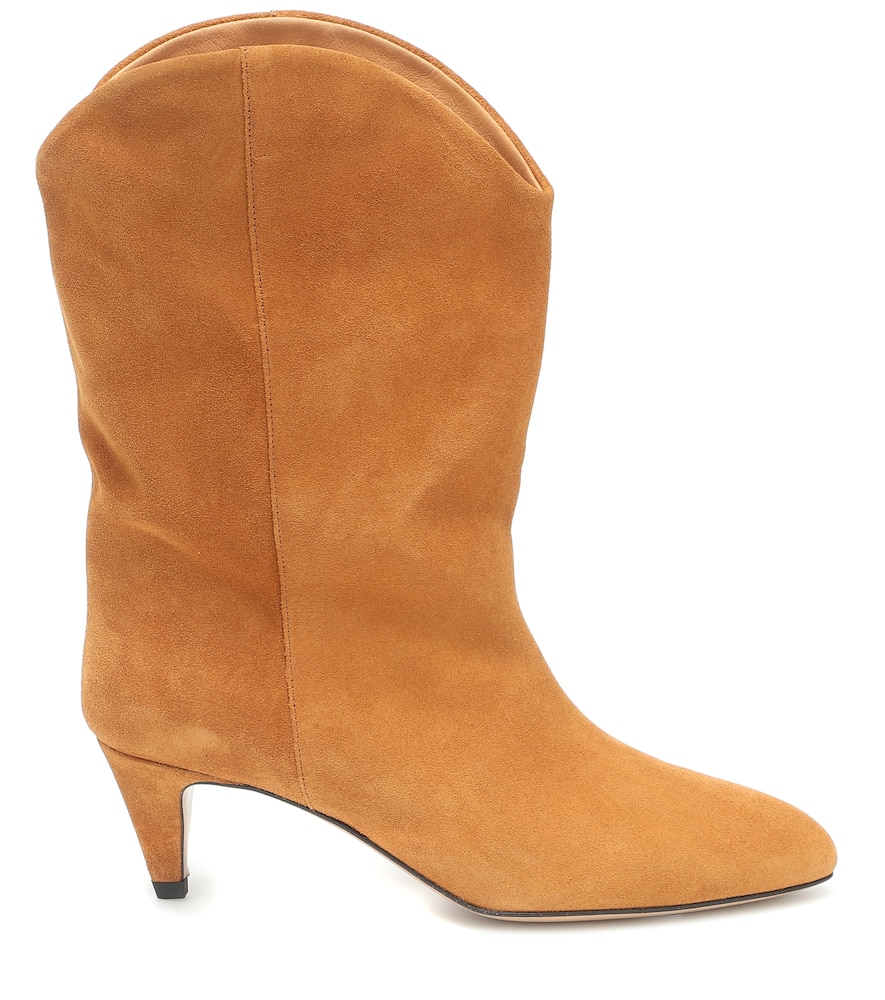 ISABEL MARANT DERNEE SUEDE ANKLE BOOTS