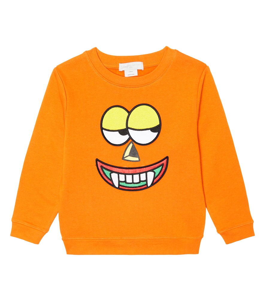 Stella McCartney Kids Embellished cotton sweatshirt