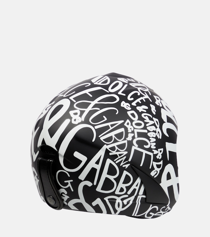 Dolce&gabbana Dolce&gabbana Logo-print Ski Helmet 