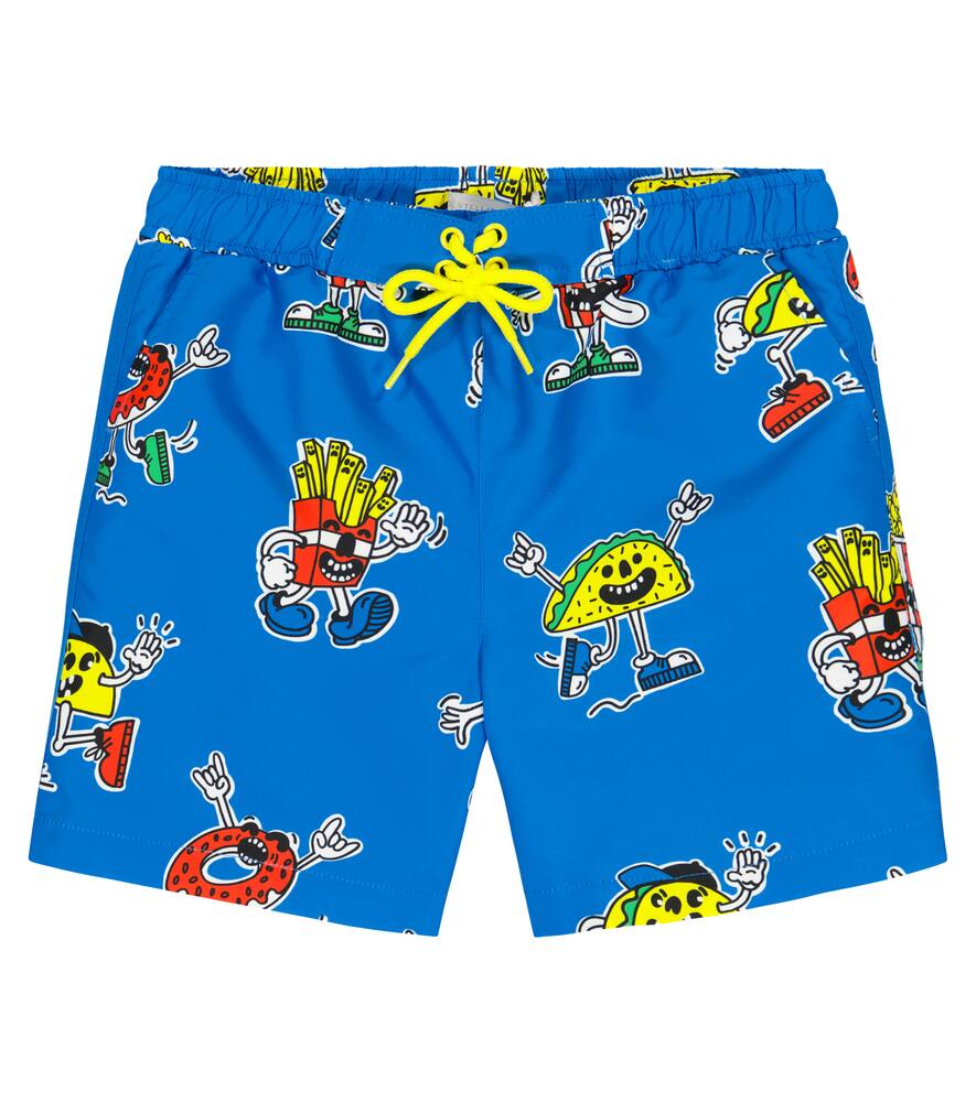 Stella McCartney Kids Printed swim shorts