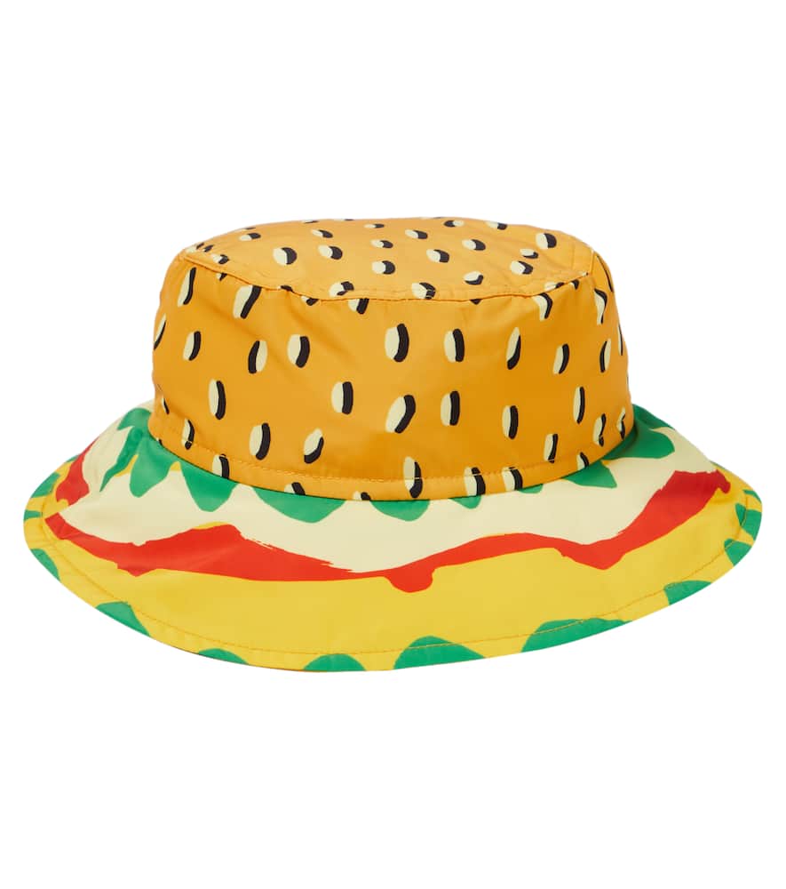 Stella Mccartney Kids' Printed Sunhat In Orange