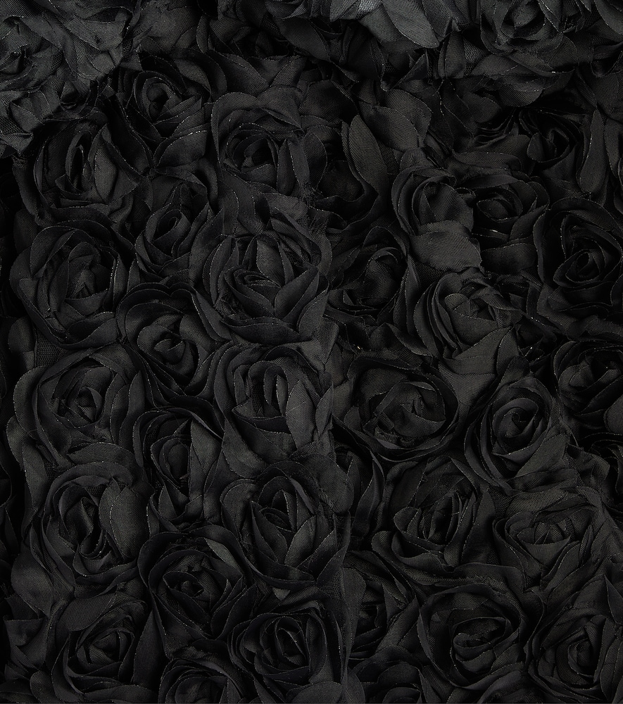  Caroline Bosmans Caroline Bosmans Floral-applique Bow-detail Dress 