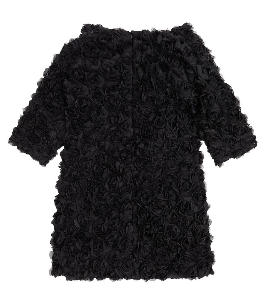  Caroline Bosmans Caroline Bosmans Floral-applique Bow-detail Dress 