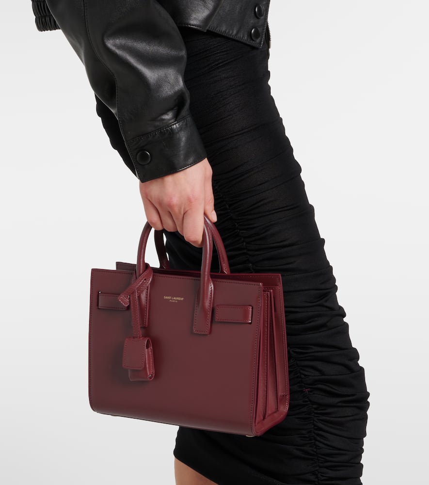 Sac De Jour Nano leather tote bag