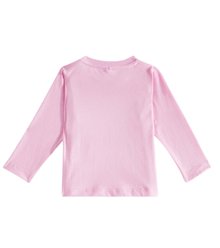 Stella Mccartney Baby Printed Cotton Jersey Top In Pink