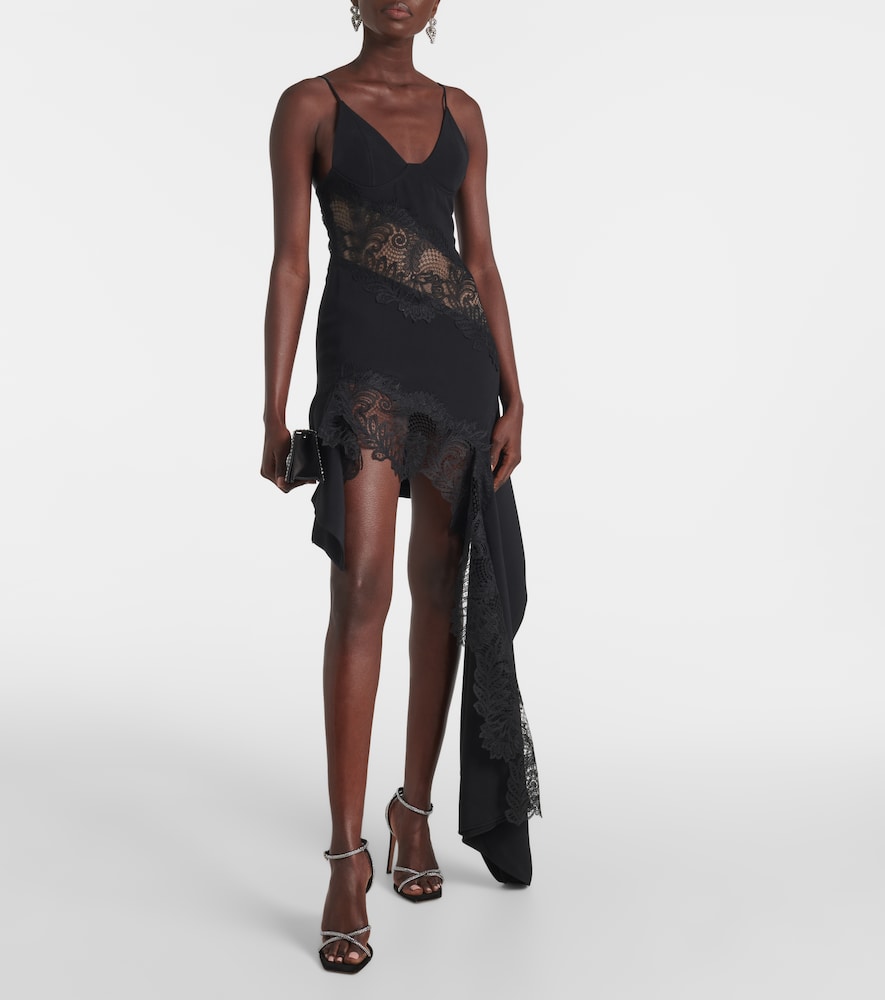  David Koma David Koma Minikleid Mit Spitze 