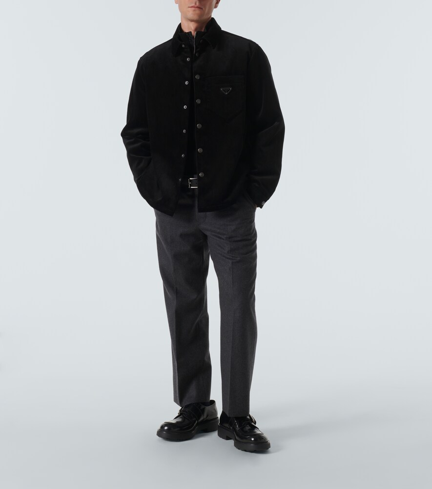  Prada Prada Cotton Corduroy Overshirt 