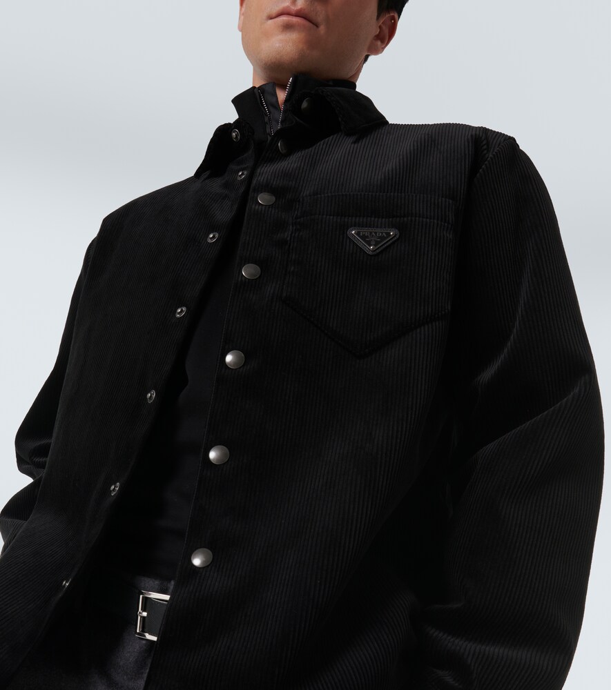  Prada Prada Cotton Corduroy Overshirt 