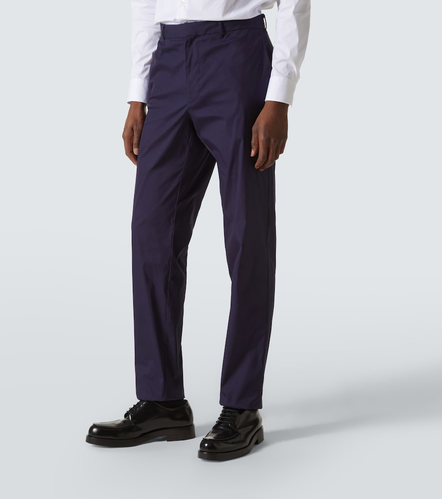  Prada Prada Gerade Hose Aus Einem Baumwollgemisch 