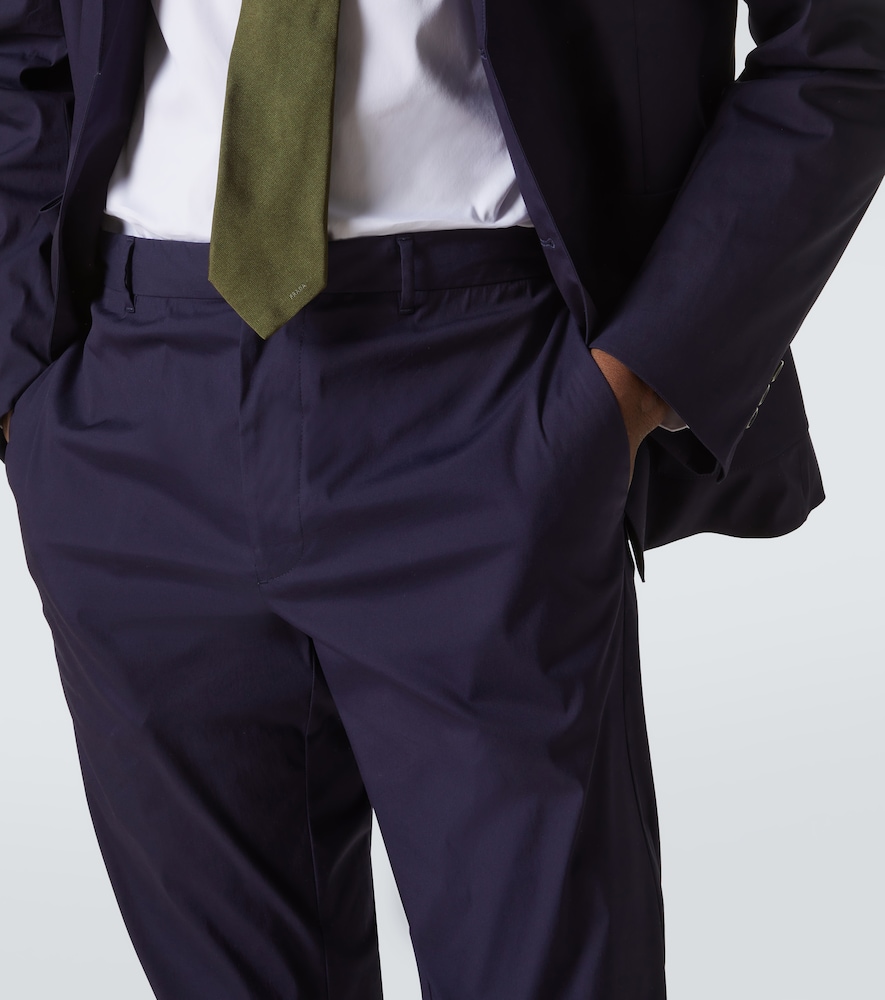  Prada Prada Gerade Hose Aus Einem Baumwollgemisch 