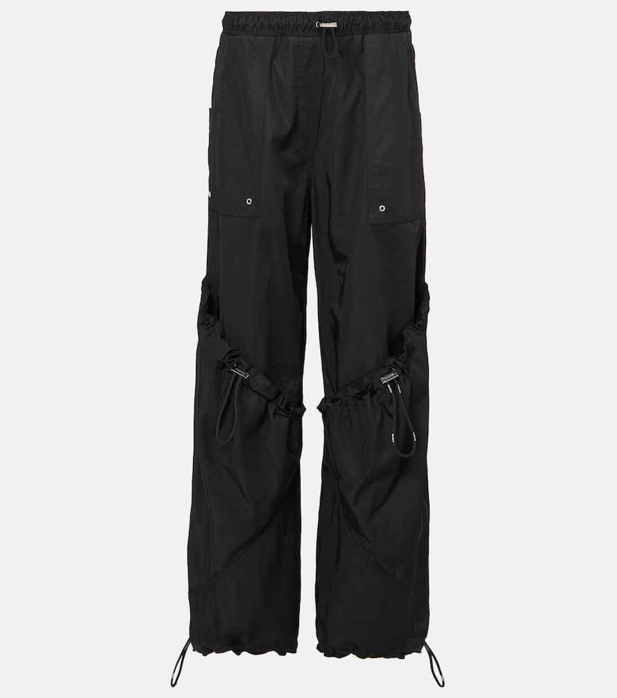 Technical wide-leg pants