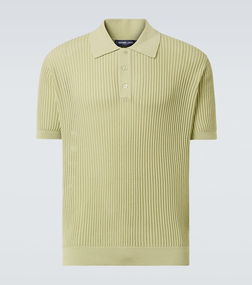 Vidal cotton-blend polo sweater