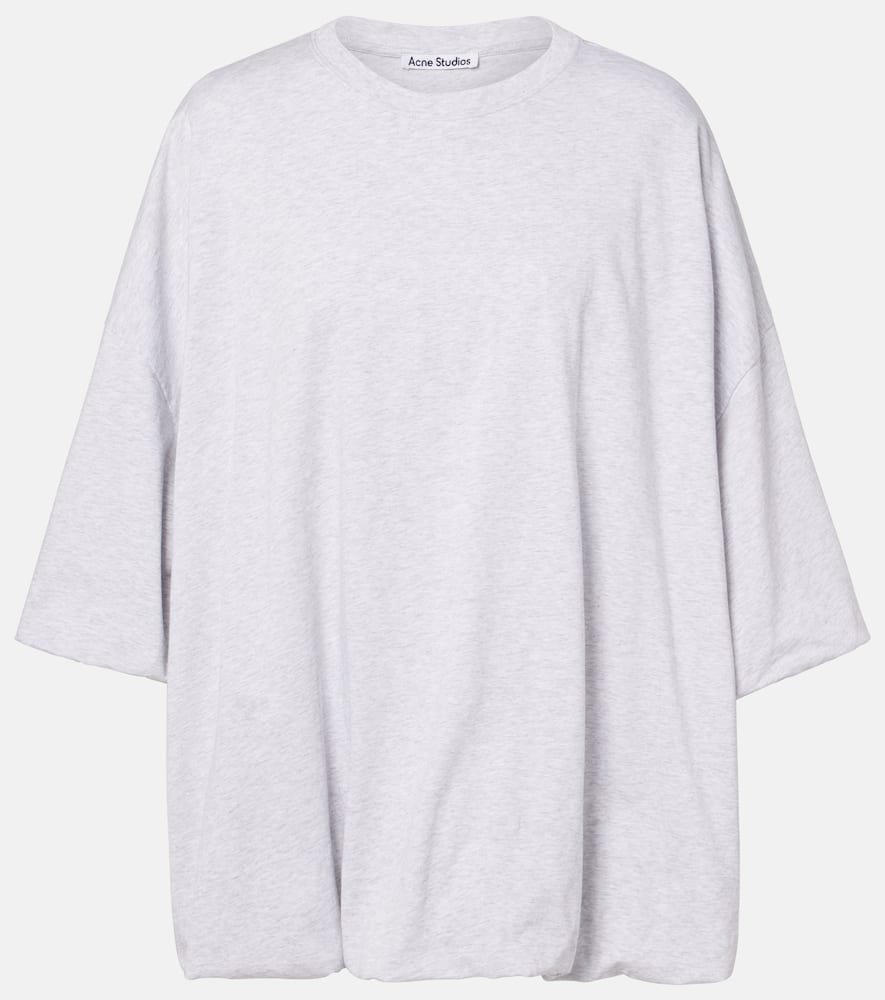 Acne Studios Cotton Jersey Top In White