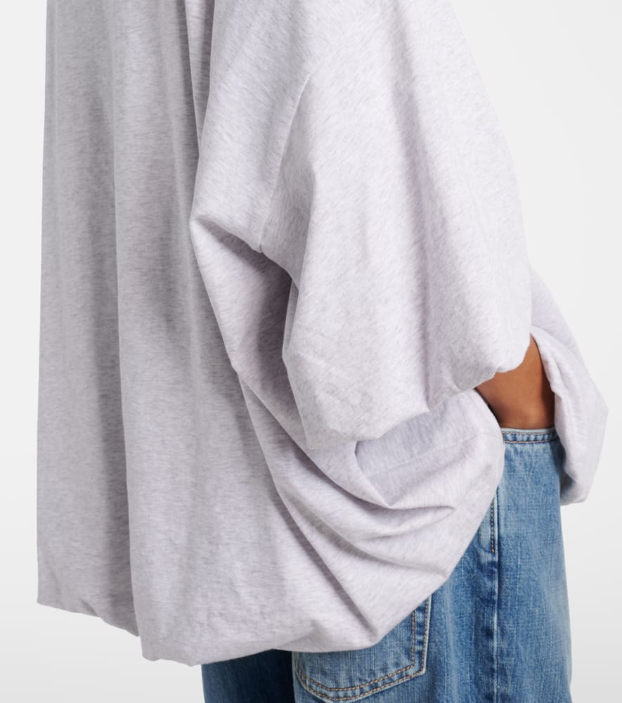 Acne Studios Cotton Jersey Top In White