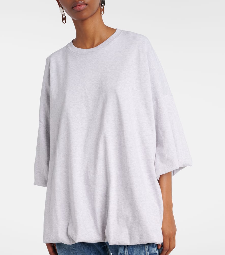 Acne Studios Cotton Jersey Top In White