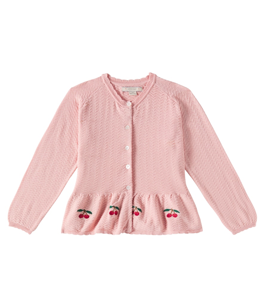 KONGES SLØJD KONGES SLØJD CYPRES PEPLUM COTTON CARDIGAN