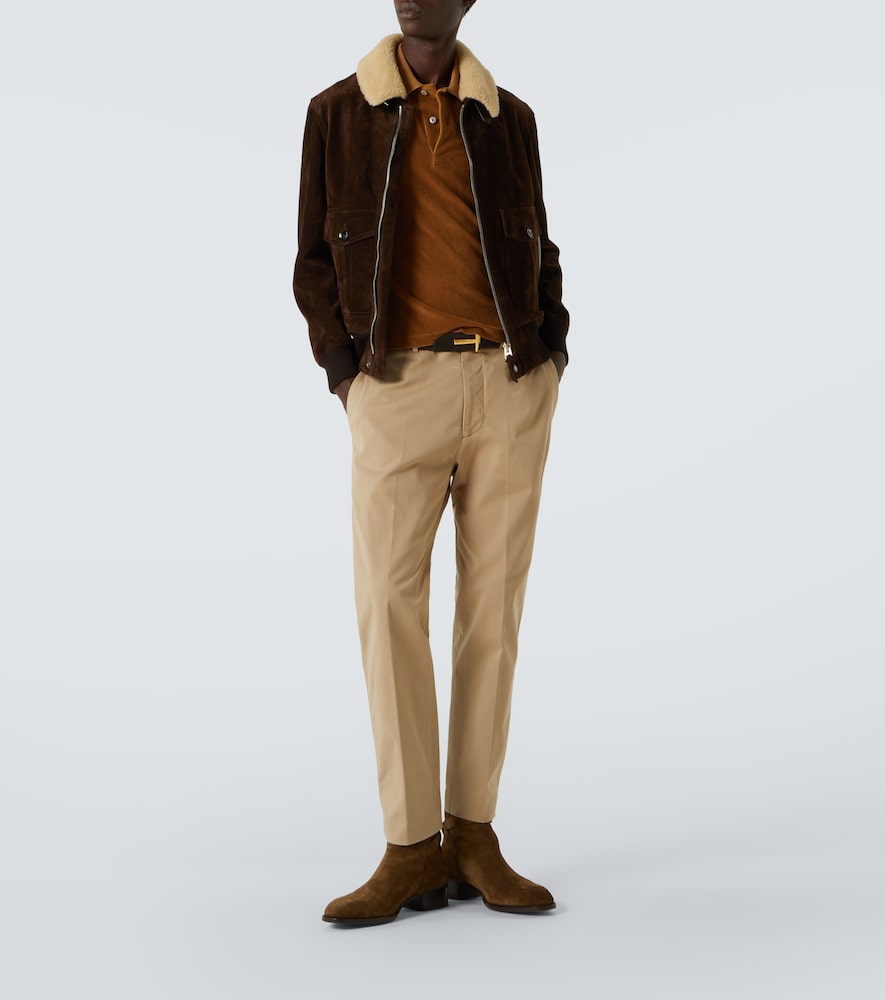  Tom Ford Tom Ford Blouson Aus Veloursleder Mit Shearling 