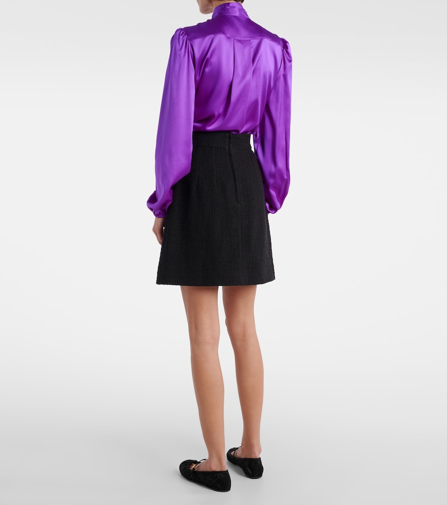  Dolce&gabbana Dolce&gabbana Cotton-blend Miniskirt 