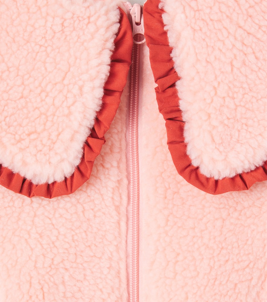 Bebe Organic Emma Teddy Jacket In Pink