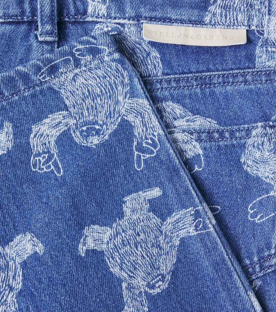  Stella Mccartney Kids Stella Mccartney Kids Bedruckte Straight Jeans 