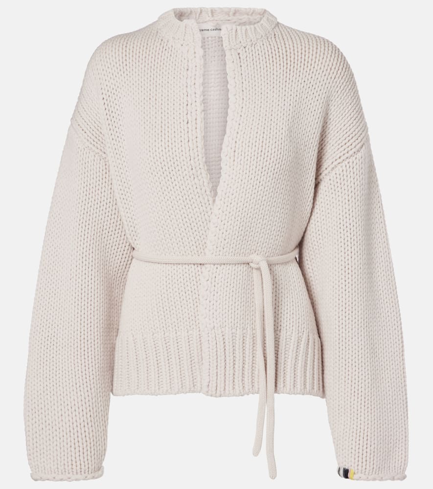 Ginza cashmere wrap cardigan