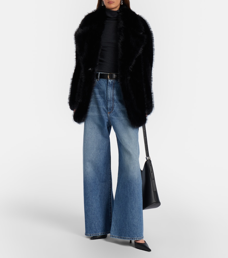 Sportmax Dangri faded wide-leg jeans