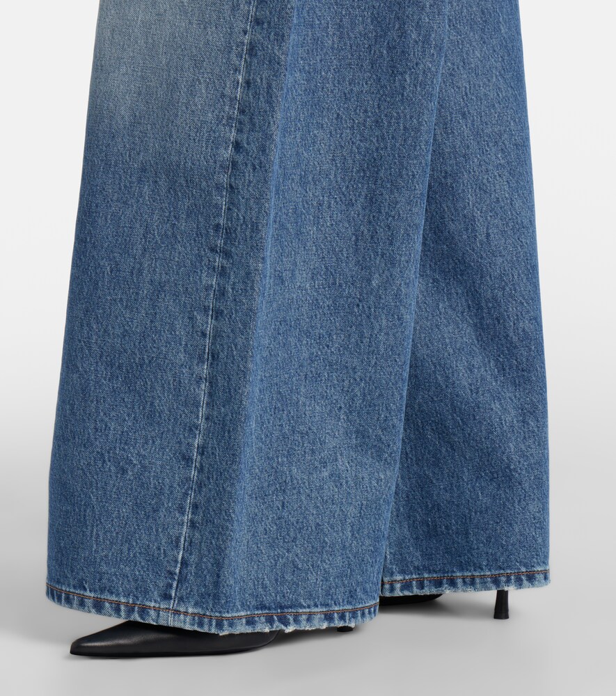  Sportmax Sportmax Jeans Anchos Dangri Desteñidos 
