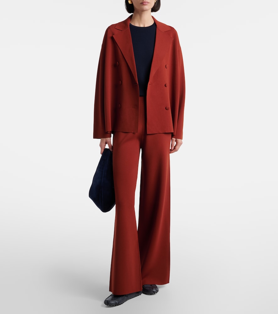 Max Mara Calte double-breasted crêpe blazer