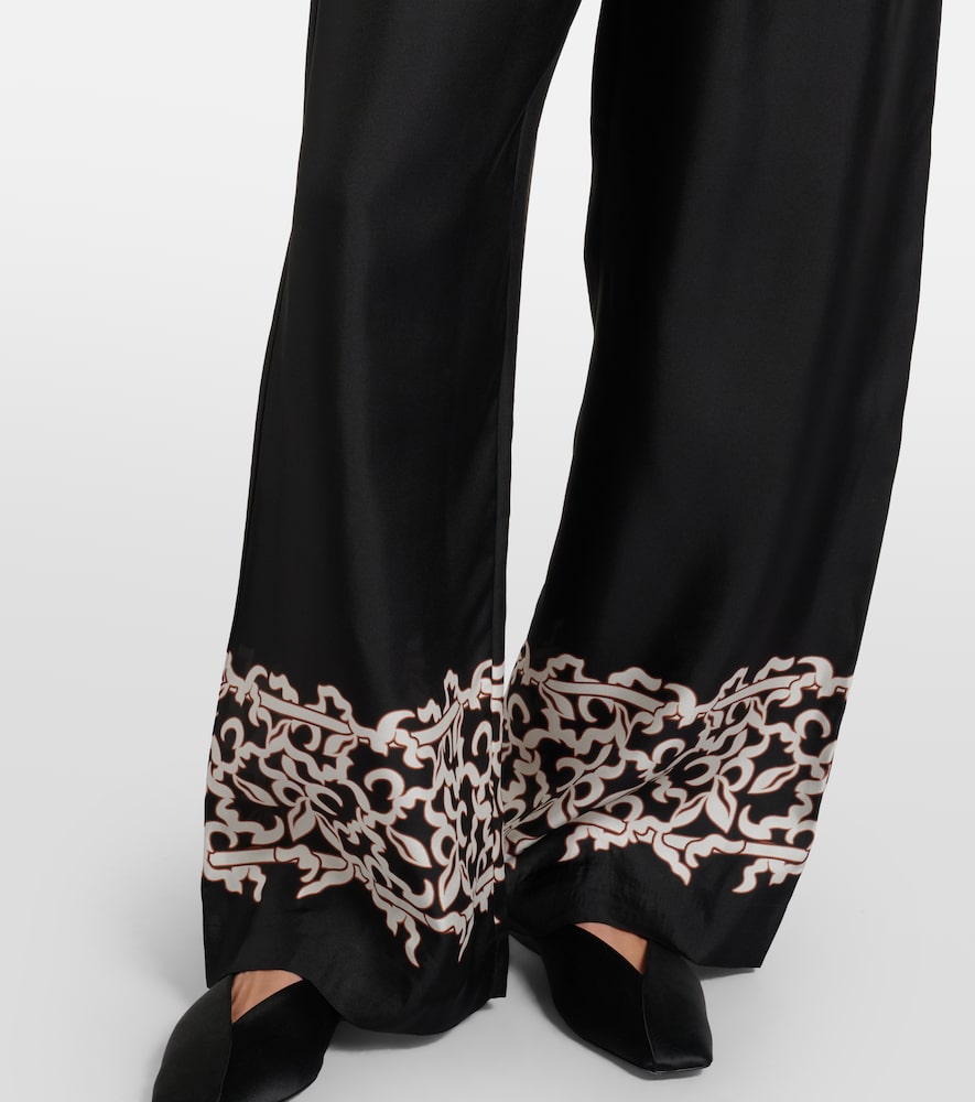  Rebecca Vallance Rebecca Vallance Sundia Silk Wide-leg Pants 