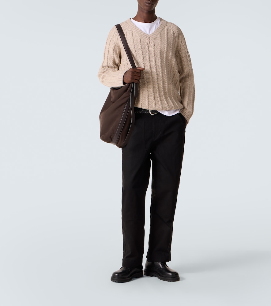  Studio Nicholson Studio Nicholson Tote Bag Airport Mit Leder 