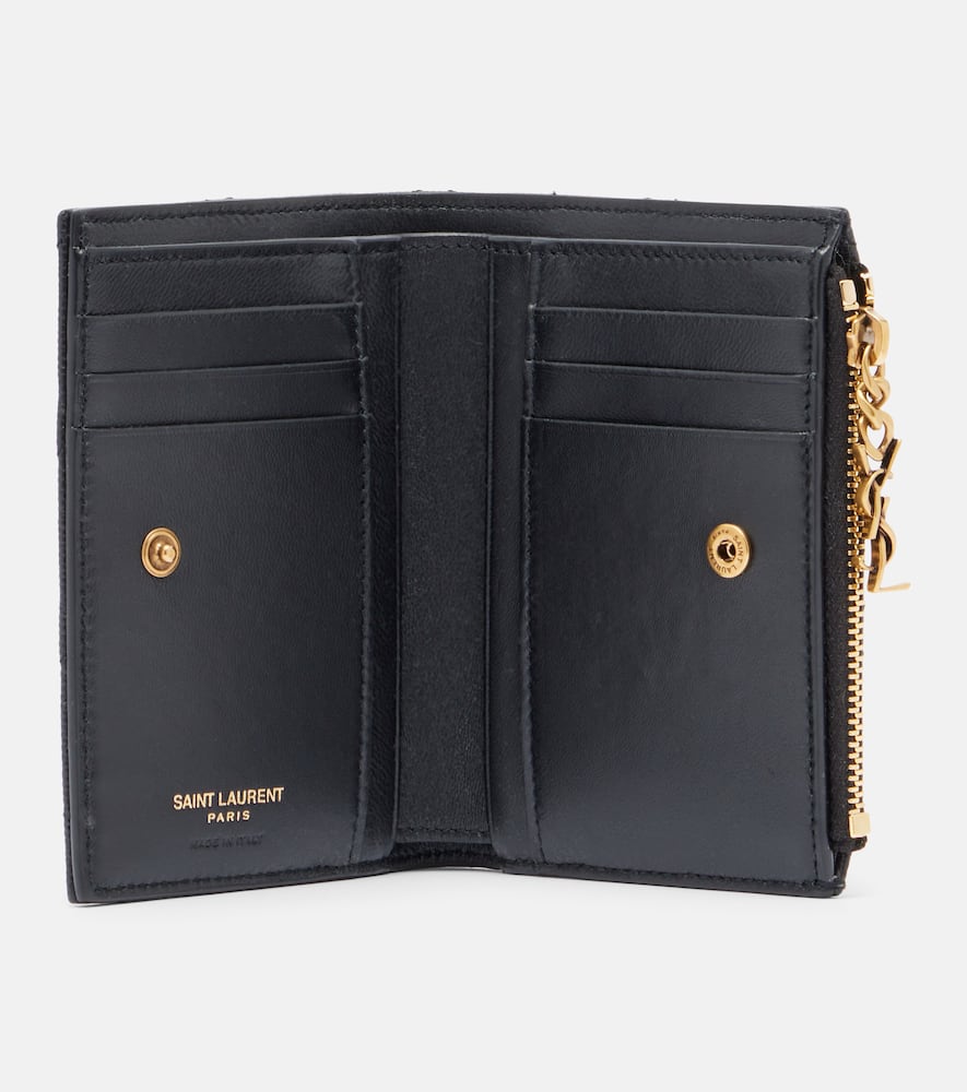 Saint Laurent Cassandre Bijou quilted leather wallet