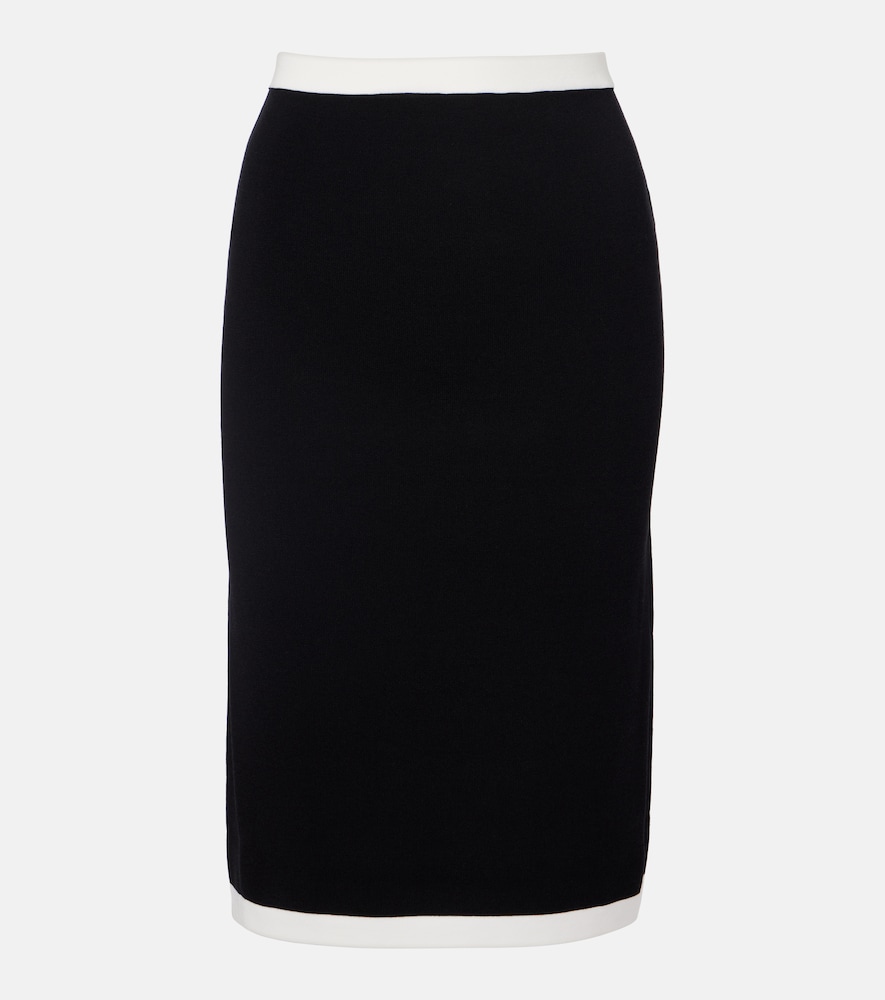 Nina Ricci Ribbed-knit pencil skirt