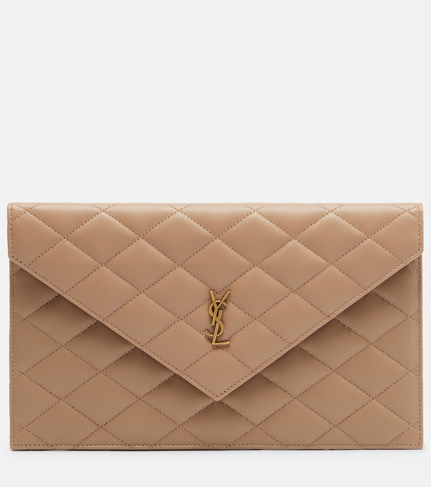 Saint Laurent Paris Cassandre leather pouch
