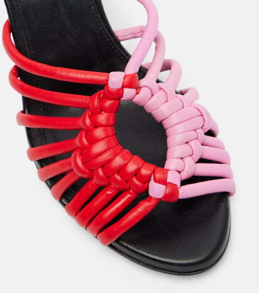  Jw Anderson Jw Anderson Plot Woven Leather Sandals 