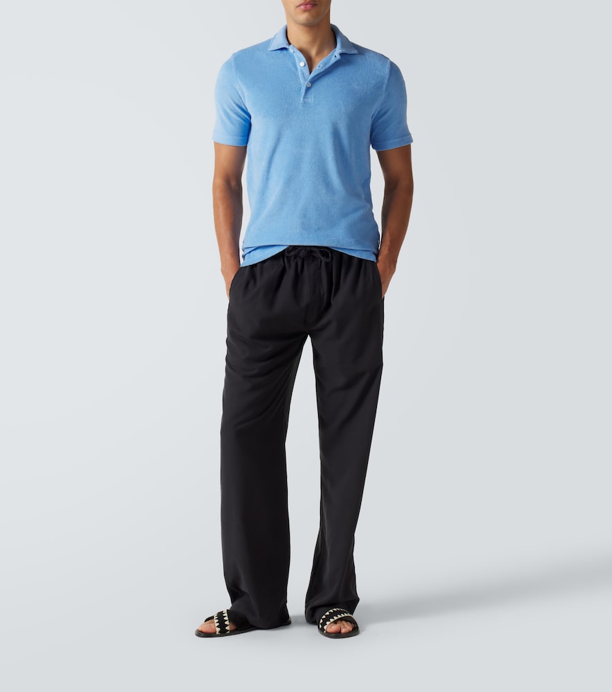  Fedeli Fedeli Cotton Terry Polo Shirt 