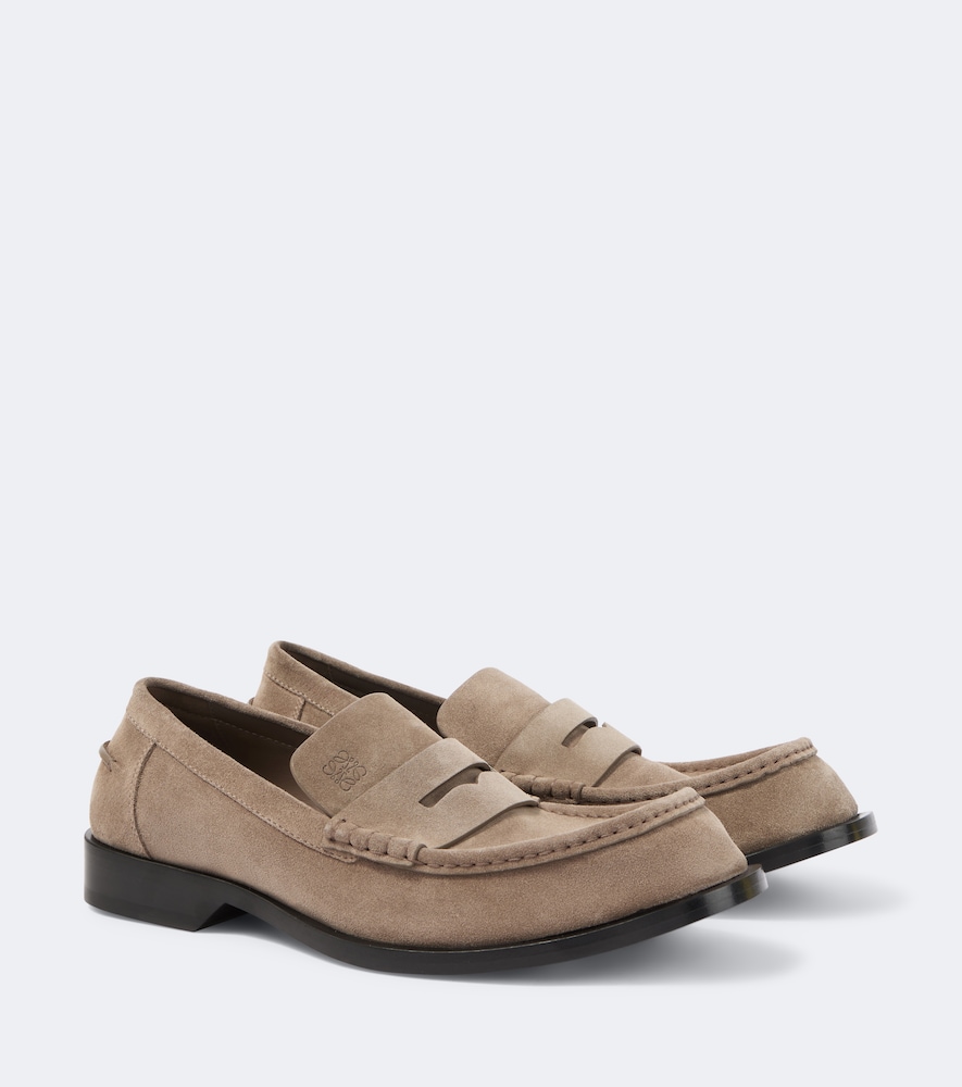 Bobine Suede Penny Loafers