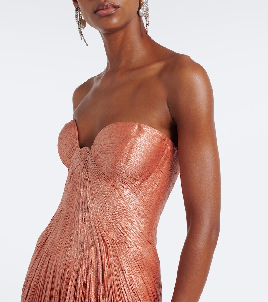 Maria Lucia Hohan Nadira silk bustier gown | Thumbnail 2