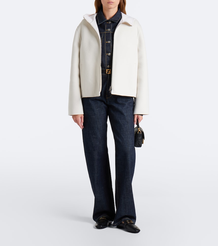 Hooded Wool And Jacket