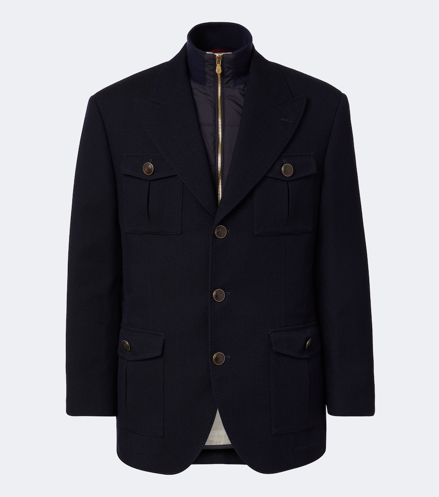Fischgrat Jacke