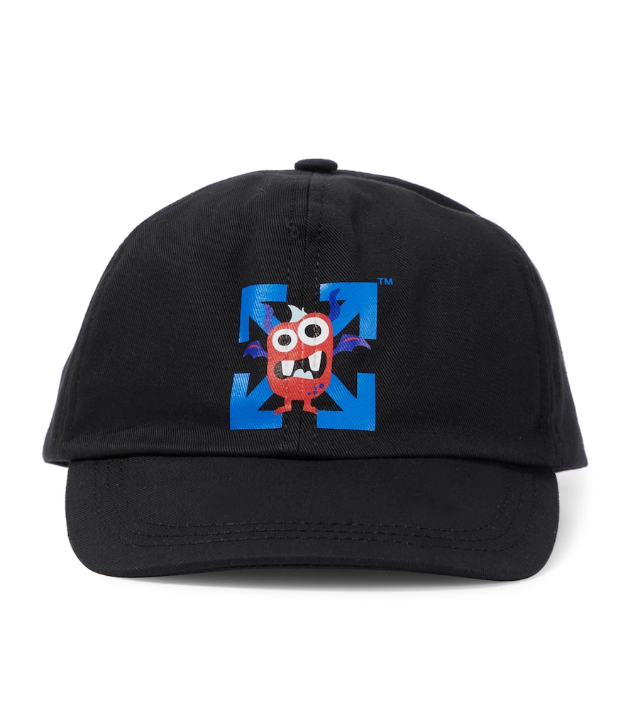 Off-White Kids Printed cotton baseball cap