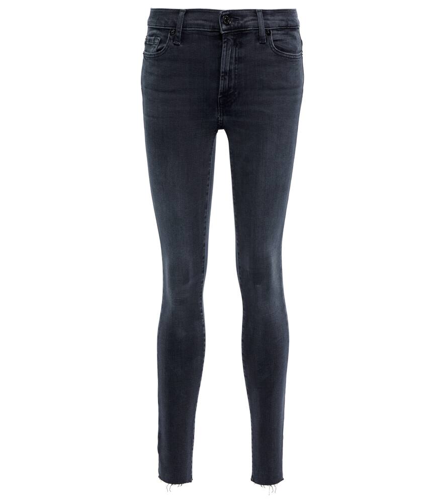 7 For All Mankind Slim Illusion Luxe high-rise skinny jeans