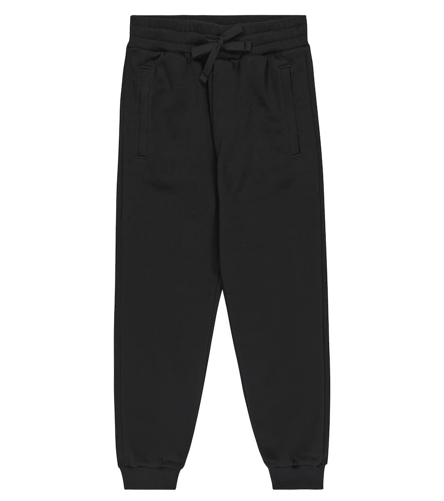 Dolce & Gabbana Kids Printed cotton jersey sweatpants