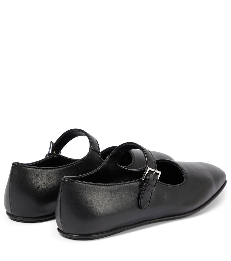 The Row Boheme Mj Ballet Flats In Nappa Leather In Black
