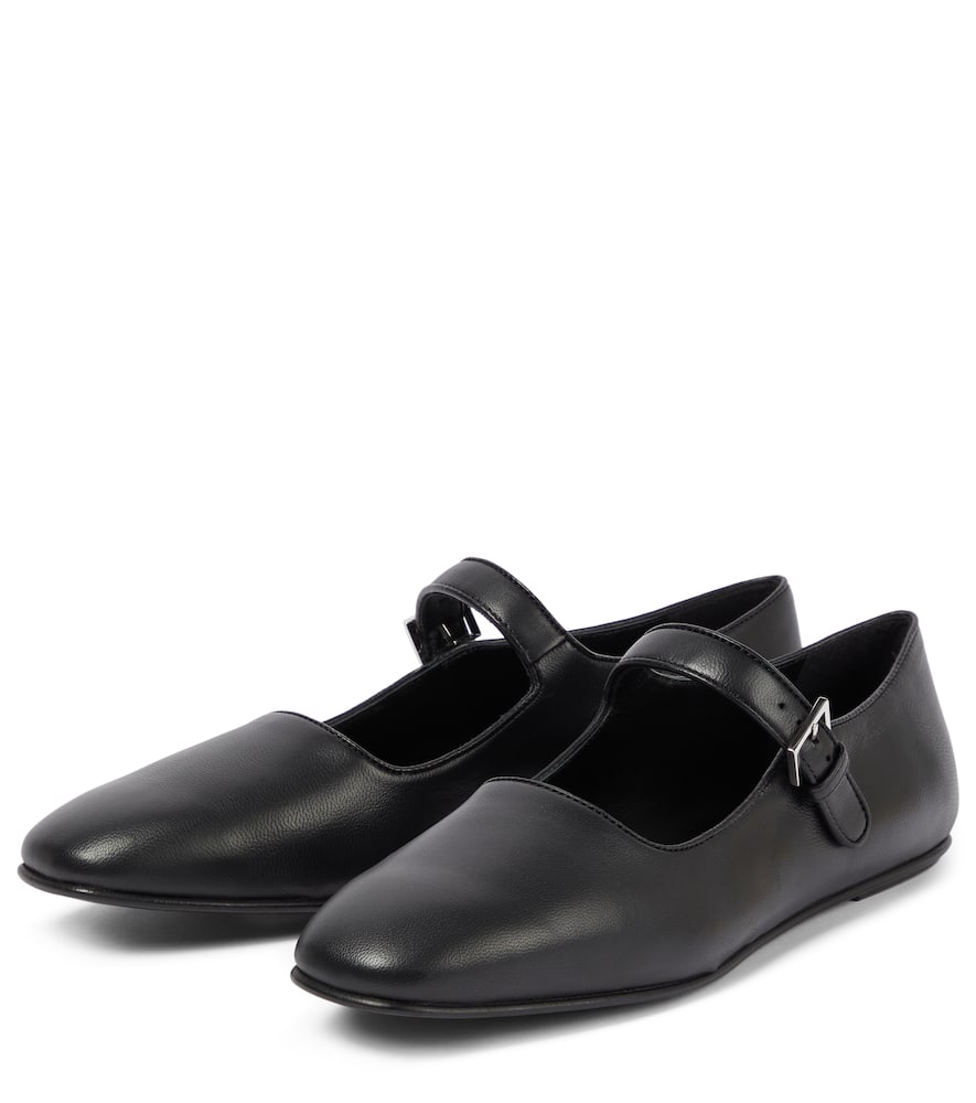The Row Boheme Mj Ballet Flats In Nappa Leather In Black