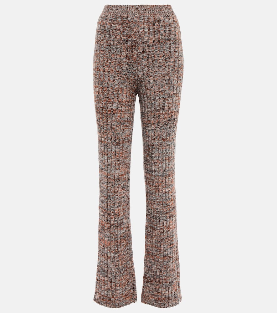 Chloé Cashmere and wool flared pants