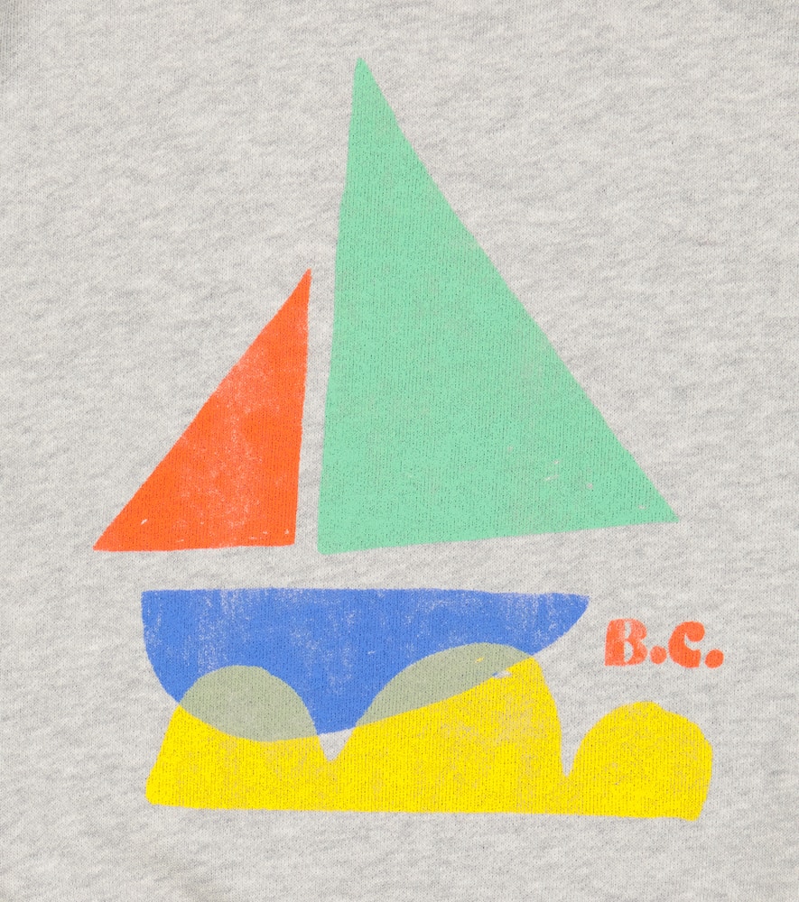 Bobo Choses Sweatshirt Aus Baumwolle In Light Heather Grey