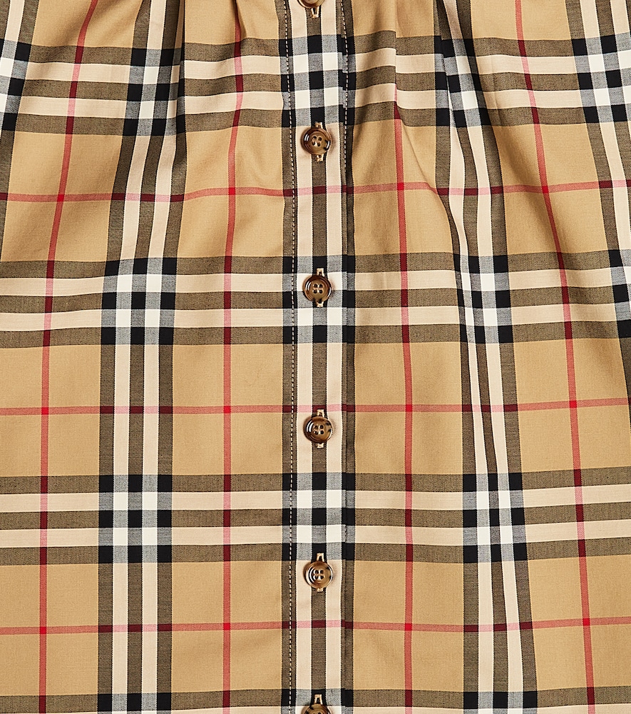  Burberry Kids Burberry Kids Bluse Aus Einem Baumwollgemisch 