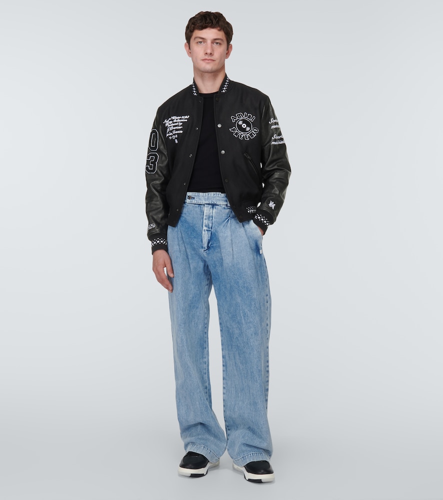Amiri Dj Preemo wool-blend varsity jacket | Smart Closet